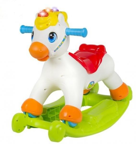 Balansoar Pony 2 in 1  cu sunete Hola [6]