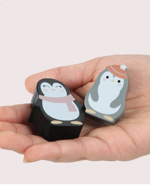 Joc din lemn echilibru Balanta Pinguin [5]