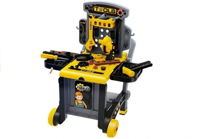 Banc de Lucru 2 in 1 Troler cu Unelte Deluxe Tools Set [2]