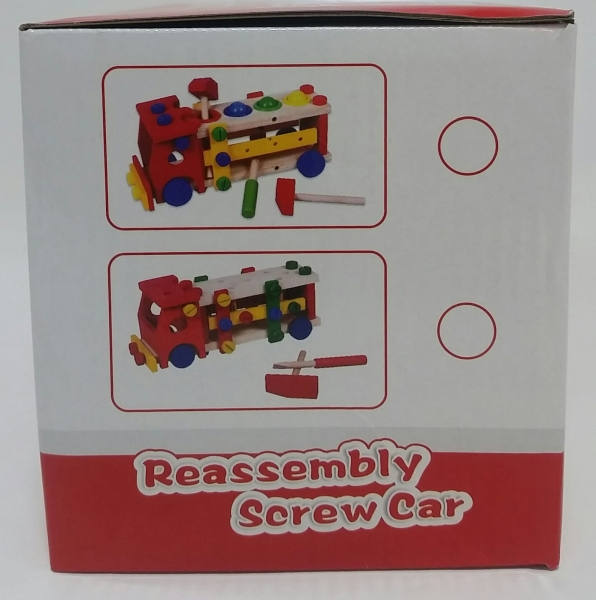Camion de Scule si ciocanel cu Bile din Lemn [8]