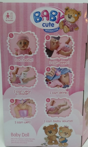 Papusa interactiva bebelus 40 cm [5]