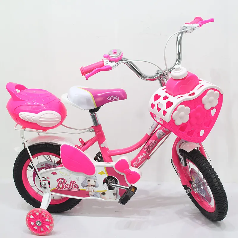 Bicicleta Copii 12 Inch cu Roti Ajutatoare Frana de Mana Cos & Portbagaj Siclam [1]