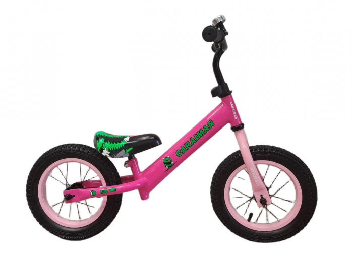 Bicicleta de echilibru copii Caraiman DS Bike roti 12” Roz [2]