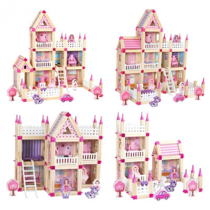 Blocuri de Construit din Lemn - Joc din Lemn Ansamblare 3D [7]
