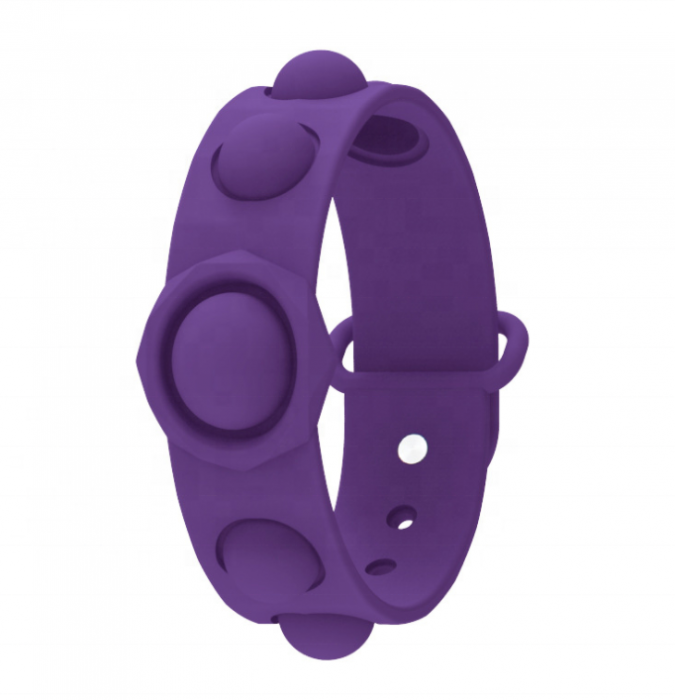 Bratara senzoriala Pop It  Push Bubble Fidget din silicon [1]