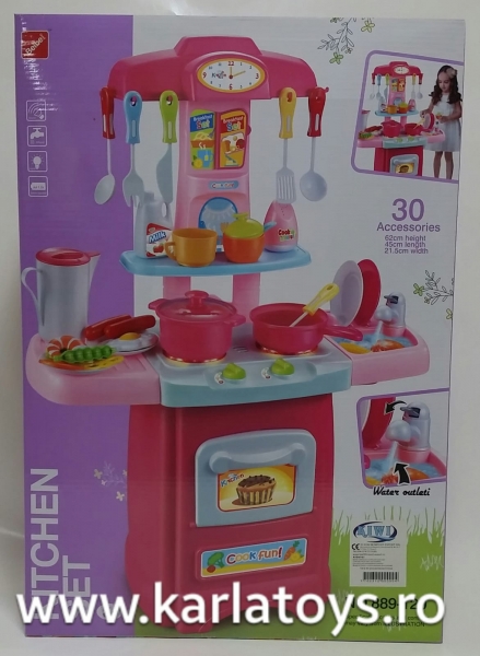 Bucatarie de jucarie copii Cook Fun 30 piese [6]