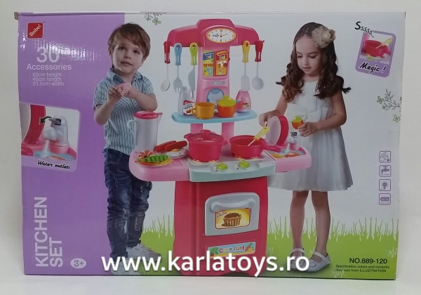 Bucatarie de jucarie copii Cook Fun 30 piese [2]