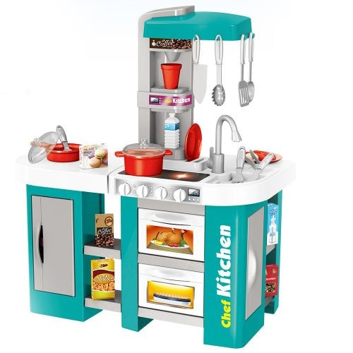 Bucatarie de Jucarie Electronica cu Accesorii, Lumina & Sunet, Chiuveta Functionala [2]