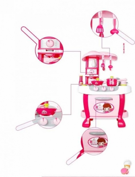 Bucatarie Electronica Smart Little Chef Copii 31 piese [3]