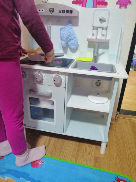 Bucatarie din Lemn cu Sunete si Lumini Kitchenette [6]