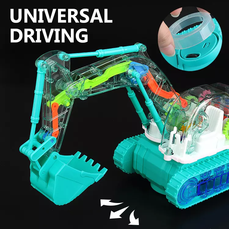 Jucarie Interactiva Excavator cu Lumini si Sunete [6]