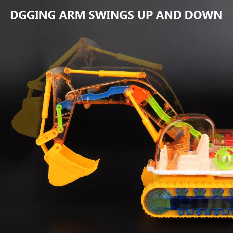 Jucarie Interactiva Excavator cu Lumini si Sunete [7]