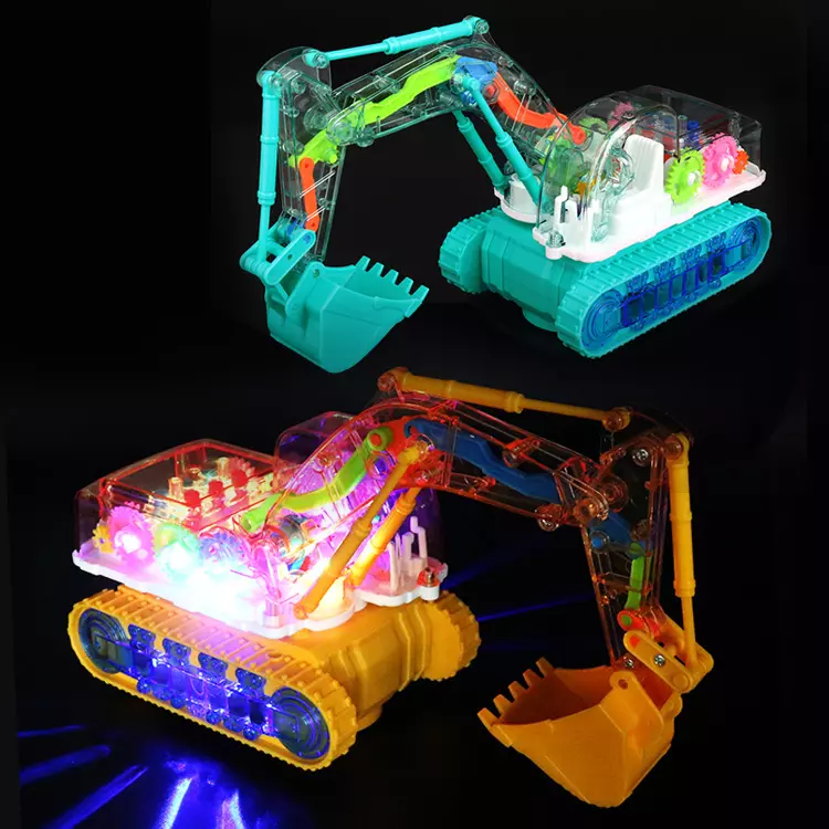 Jucarie Interactiva Excavator cu Lumini si Sunete [4]