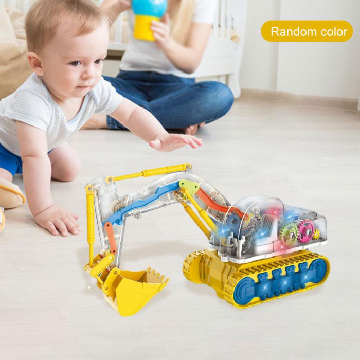 Jucarie Interactiva Excavator cu Lumini si Sunete [3]