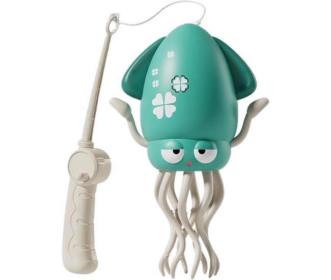 Caracatita Dansatoare Flippy – Jucarie Interactiva Lumina, Muzica, USB Verde [1]