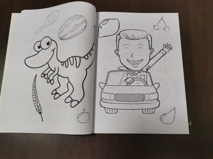 Set 3 Carti  de colorat pentru Copii cu desene Mari [13]