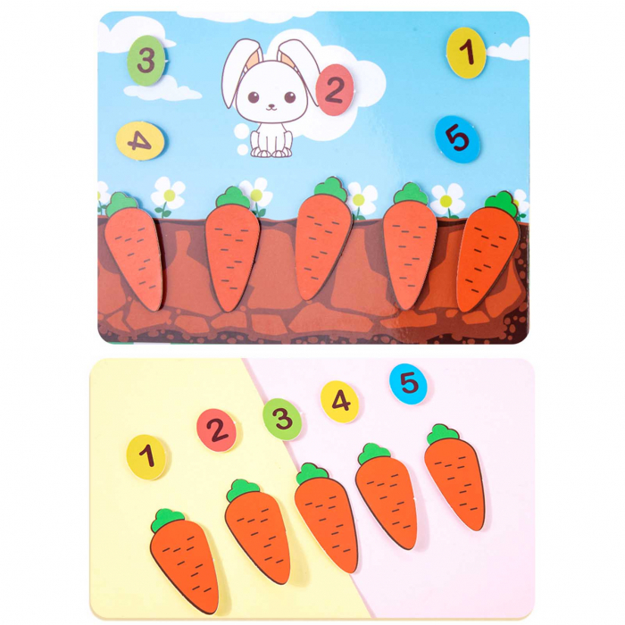 Quiet Book Carte cu Activitetii Puzzle cu Stickere Reutilizabile Busy Book [6]