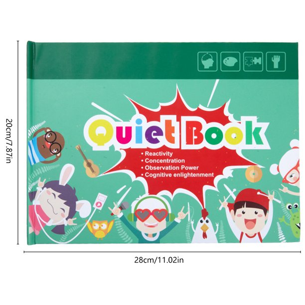 Quiet Book Carte cu Activitetii Puzzle cu Stickere Reutilizabile Busy Book [10]