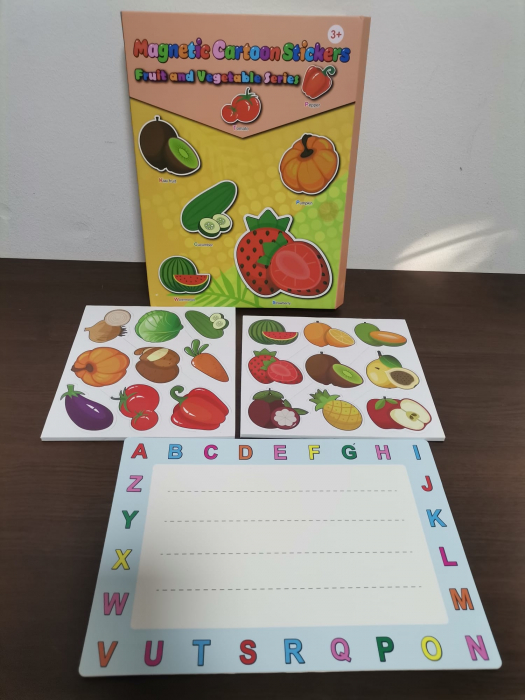 Carte Magnetica cu Stickere Magnetice si Tablita cu Marker [2]