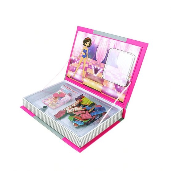 Carte Magnetica cu Piese Puzzle Princess Dress Up [2]