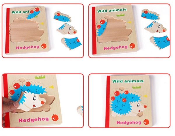 Carte Puzzle Copii din Lemn [6]