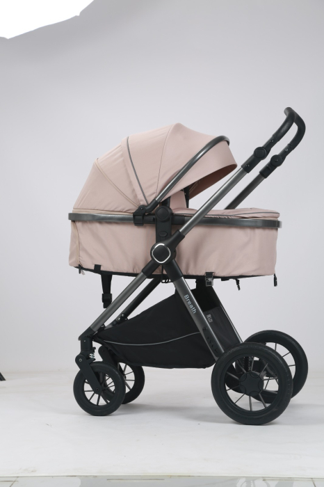 Carucior Bebelusi 3 in 1 Luxmom Crem – Landou, Sport, Scoica Auto [5]