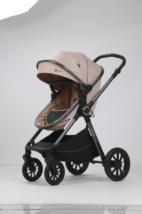 Carucior Bebelusi 3 in 1 Luxmom Crem – Landou, Sport, Scoica Auto [3]