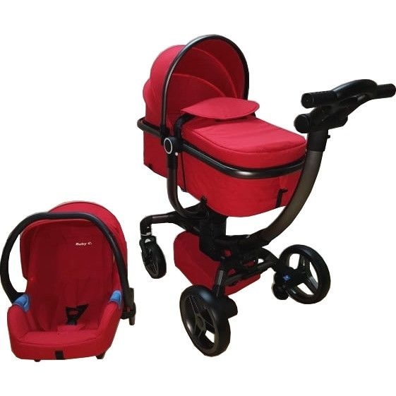 Carucior copii 3 in 1 transformabil 360" sasiu aluminiu -Scoica [4]