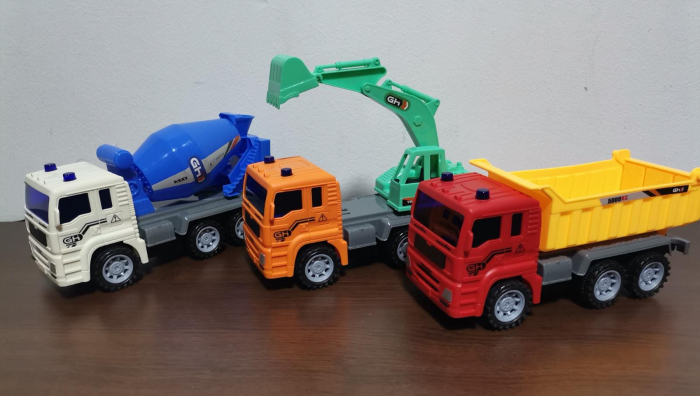 Set 3 Masinute Vehicole de constructii [2]