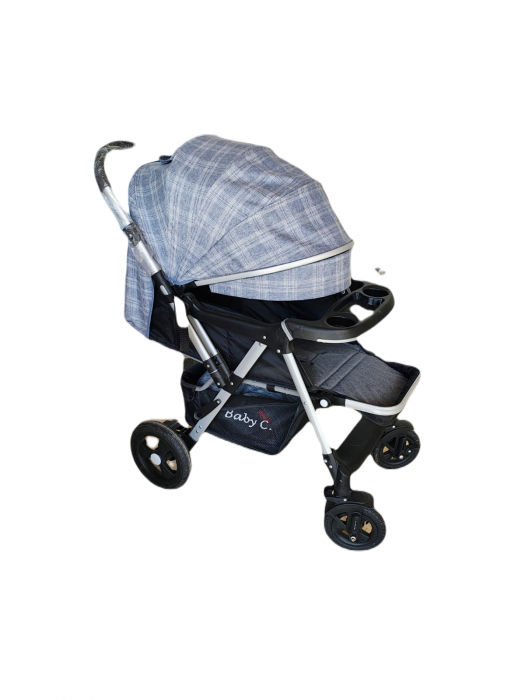 Carucior sport Baby Care cu masuta si husa de picioare [2]