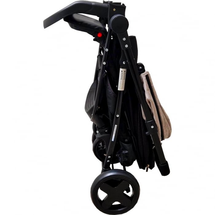Carucior sport BABY CARE PRO SK 10 cu maner reversibil Bej [2]