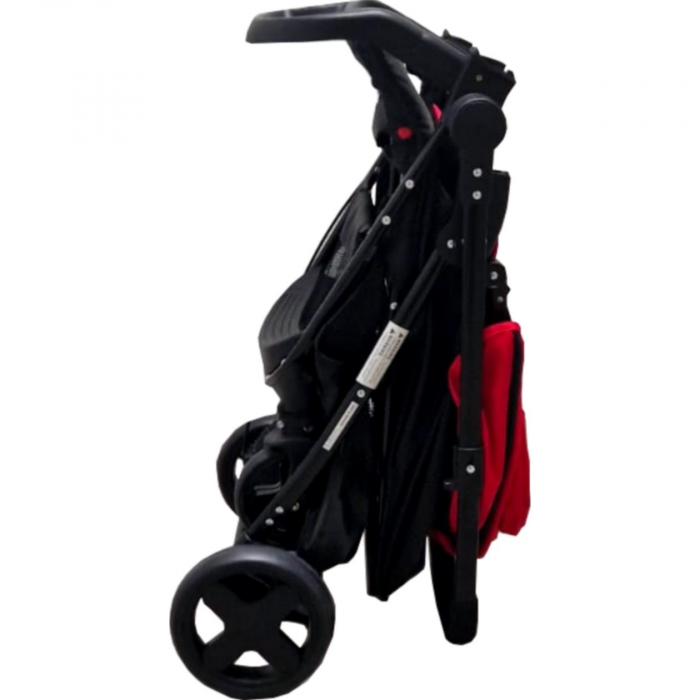 Carucior sport BABY CARE PRO SK 10 cu maner reversibil Rosu [3]