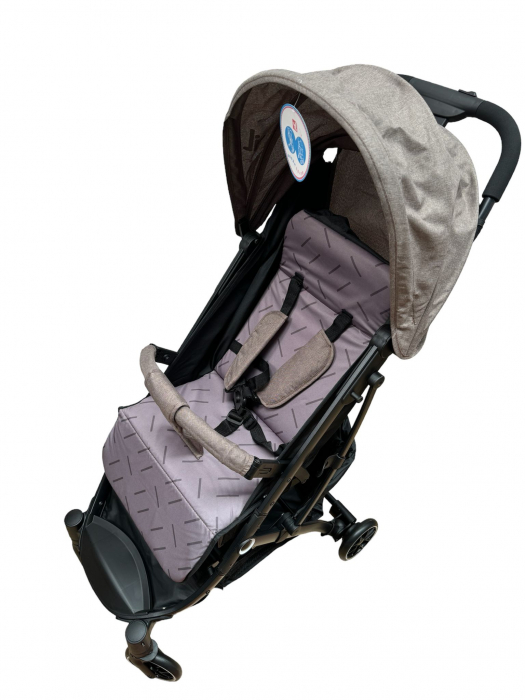 Carucior sport cu pozitie de somn, crem [3]