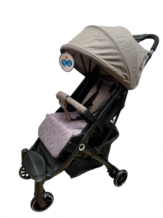Carucior sport cu pozitie de somn, crem [4]