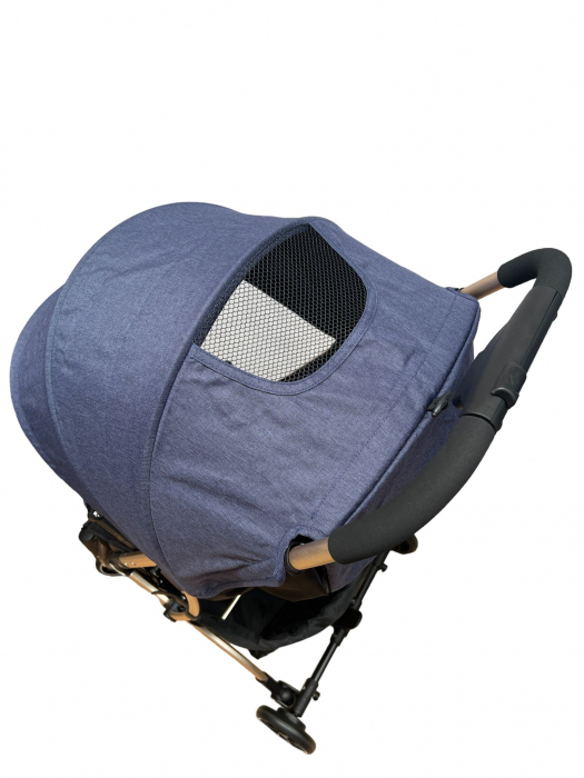 Carucior sport cu pozitie de somn, albastru [6]