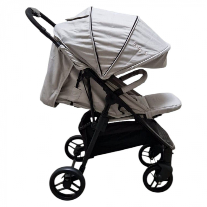 Carucior Nou-Nascuti BABY CARE PRO YK78 – Pliabil, Maner Reversibil Gri [2]