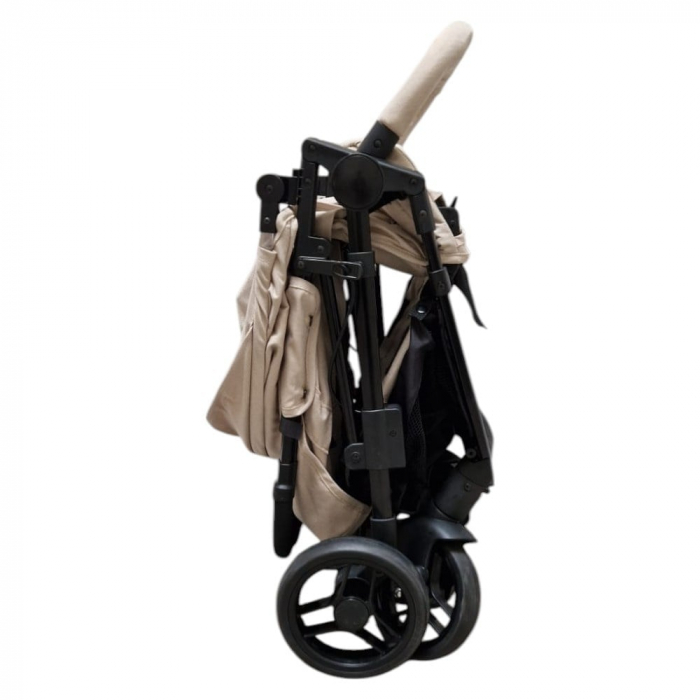Carucior Nou-Nascuti BABY CARE PRO YK78 – Pliabil, Maner Reversibil Bej [3]