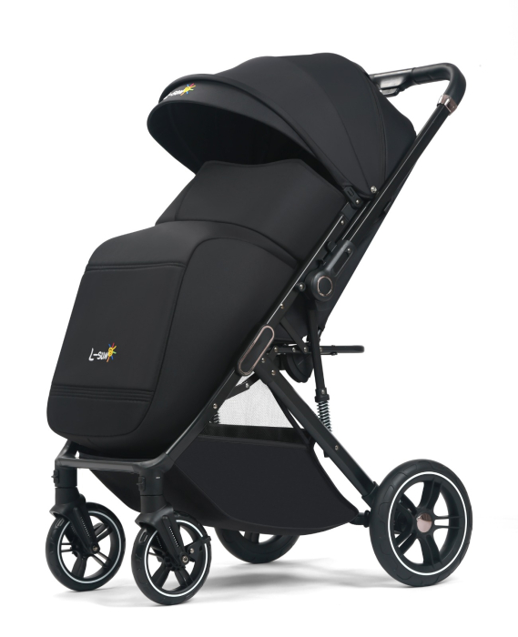 Carucior Sport Q1, Negru, Maner Reversibil, Pozitie Somn [4]