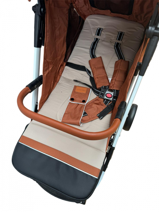 Carucior Sport Tip TroCarucior Sport Tip Troller cu Sac de Dormit si Geanta pentru Accesorii Bebelusi Maroer cu Sac de Dormit si Geanta pentru Accesorii Bebelusi Kaki [6]