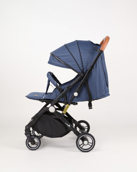 Carucior Sport Troller, pliabil, pozitie somn, 7 kg Albastru [6]