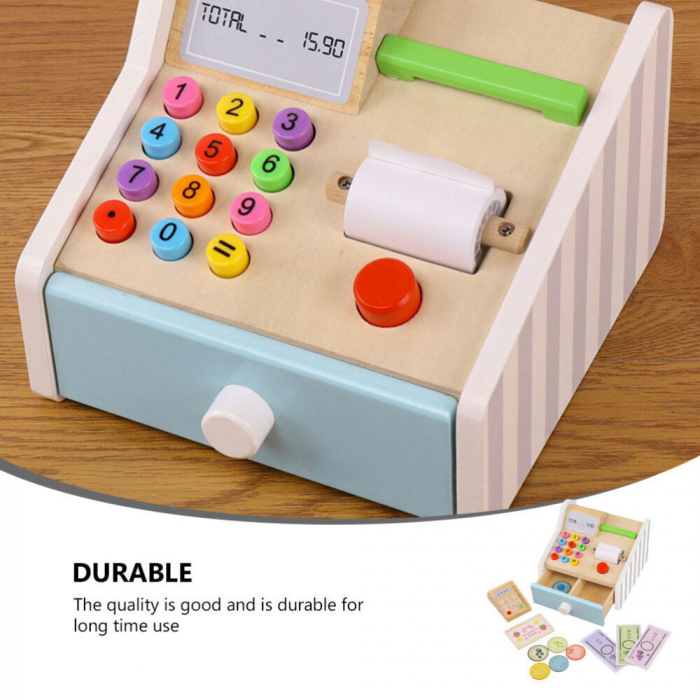 Casa de marcat din lemn cu accesorii Montessori [4]
