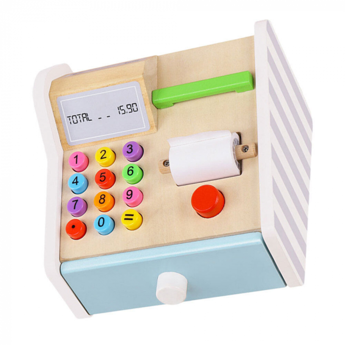 Casa de marcat din lemn cu accesorii Montessori [2]