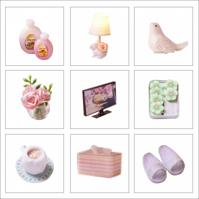 Casa de Papusi DIY in Miniatura cu Mobilier – Kit Casuta de papusi [5]
