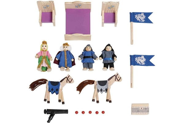 Castel din lemn copii Playtive Junior cu Cavalerii [2]