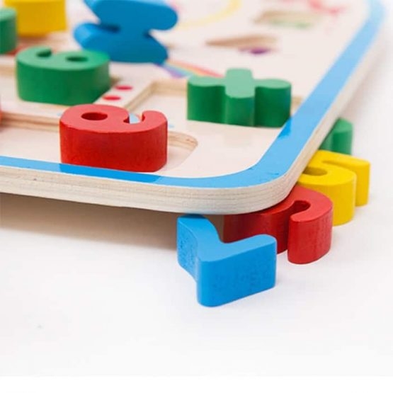 Ceas din Lemn Multifunctional cu Abac [4]