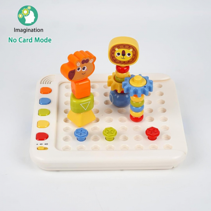 Centrul de activități Tabla Montessori Busy Board Hola [6]