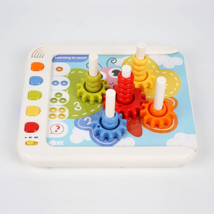 Centrul de activități Tabla Montessori Busy Board Hola [7]