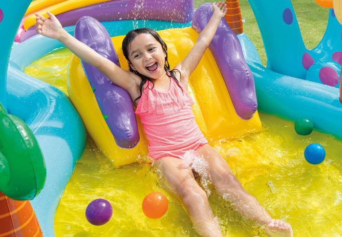 Centru de joaca gonflabil si piscina Intex Dinoland [3]