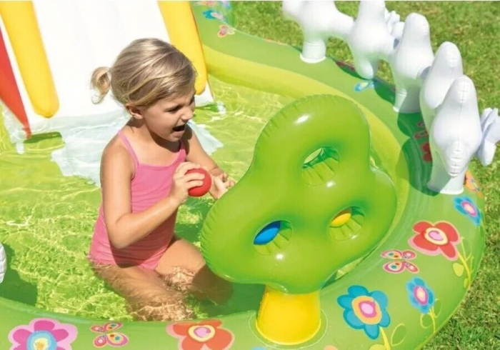 Centrul de Joaca pentru Piscina Intex cu Tobogan de Apa [3]