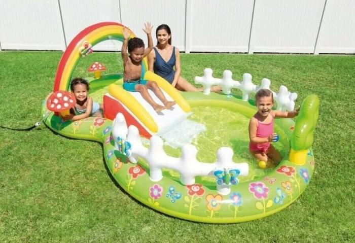 Centrul de Joaca pentru Piscina Intex cu Tobogan de Apa [2]